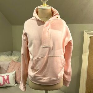 Ladies half zip sweat shirt